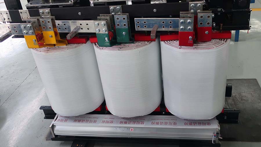 VPI dry type layer winding transformer